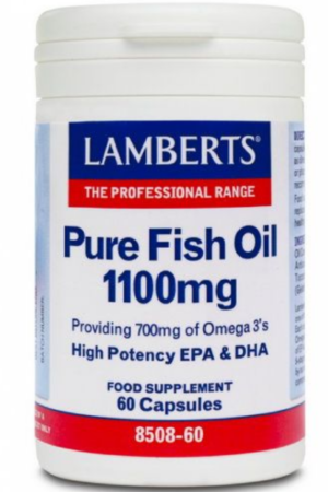 Lamberts Fish Oil 1100mg (Omega 3) Caps 60's